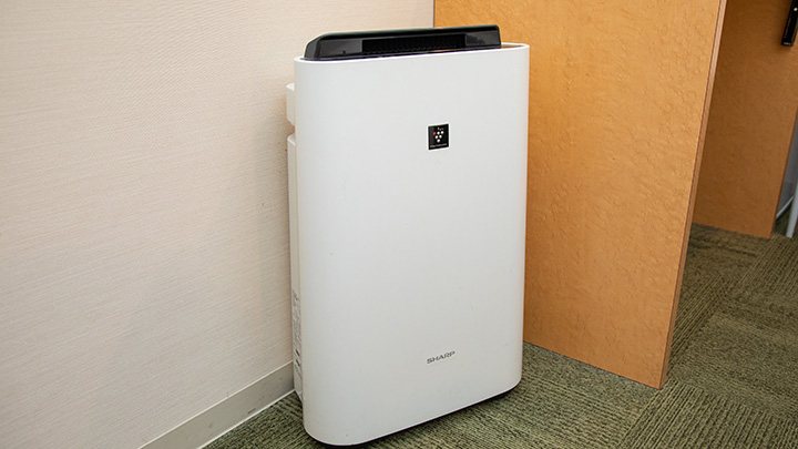 クリーンな『禁煙客室』＆『空気清浄機』